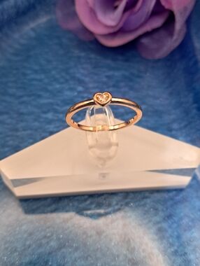 Iconic Pandora Rose Goldtone & Heart Polished Band